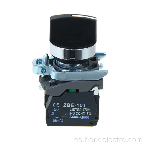 XB4-BD33 Selector de manija corta con interruptor